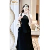 Set váy đen xòe dài công sở cổ áo trắng ren - Dolce Viva DS6.669 giá 675.000₫ 7