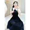 Set váy đen xòe dài công sở cổ áo trắng ren - Dolce Viva DS6.669 giá 675.000₫ 8