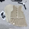 Set Váy Len Dạ Phối Gile Nữ Cao Cấp – Thiết Kế Tiểu Thư Sang Trọng, Thanh Lịch, Chuẩn Hàn Quốc, Thu Đông 2.025, Giá 250k 10