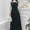 Set Váy Liền Thiết V48 HTK Lady – Cổ Sơ Mi Thanh Lịch, Tay Tơ Dài Nữ Tính, Giá 239k 2