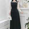 Set Váy Liền Thiết V48 HTK Lady – Cổ Sơ Mi Thanh Lịch, Tay Tơ Dài Nữ Tính, Giá 239k 4