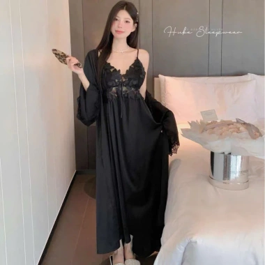 Set Váy Ngủ Cao Cấp Hube Sleepwear - Lụa Trơn, Ren Hoa Thêu Nổi, Áo Choàng Xuông Dài Tiểu Thư, Giá 565k 6 Set Váy Ngủ Cao Cấp Hube Sleepwear - Lụa Trơn, Ren Hoa Thêu Nổi, Áo Choàng Xuông Dài Tiểu Thư, Giá 565k 6