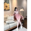Set Váy Ngủ Hube Sleepwear - Áo Choàng Lụa Voan, Hoa Thêu Nổi, Gọng Ngực Hai Dây 6