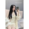 Set Váy Ngủ Midnite và Áo Choàng Lụa Ren Viền Eo Bèo - Sexy, Giá ưu đãi 395.000 VND 3