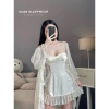Set Váy Ngủ Midnite và Áo Choàng Lụa Ren Viền Eo Bèo - Sexy, Giá ưu đãi 395.000 VND 9