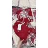 Set váy nữ Tết MININA áo tơ thêu hoa sen cá chép đính nút tàu + phụ kiện, chân váy tơ nến - Giá ưu đãi 205.002₫ 5