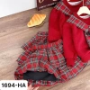 Set váy thu đông 8-28kg cho bé gái - Váy đỏ dịu nhẹ, giá ưu đãi 159.000₫ 8