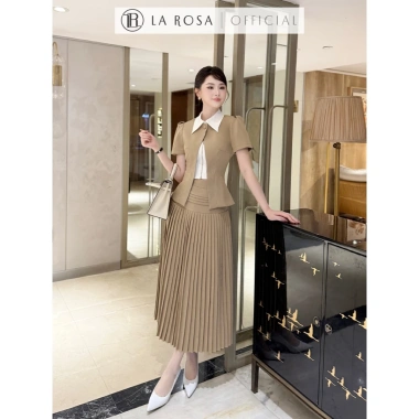 Set Váy Tiểu Thư La Rosa Thanh Lịch – Áo Sơ Mi và Chân Váy Xếp Ly Dài Xinh Sang Basic S879 529k 2 Set Váy Tiểu Thư La Rosa Thanh Lịch – Áo Sơ Mi và Chân Váy Xếp Ly Dài Xinh Sang Basic S879 529k 2