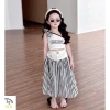 Set váy trễ vai bé gái 8-30kg, thời trang sành điệu, giá ưu đãi 129.000₫ 7