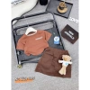 Set váy xinh bé gái áo cotton ctoptop phối chân váy tặng gấu bông size 10-30kg 145k
