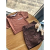 Set váy xinh bé gái áo cotton ctoptop phối chân váy tặng gấu bông size 10-30kg 145k 4