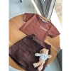 Set váy xinh bé gái áo cotton ctoptop phối chân váy tặng gấu bông size 10-30kg 145k 6