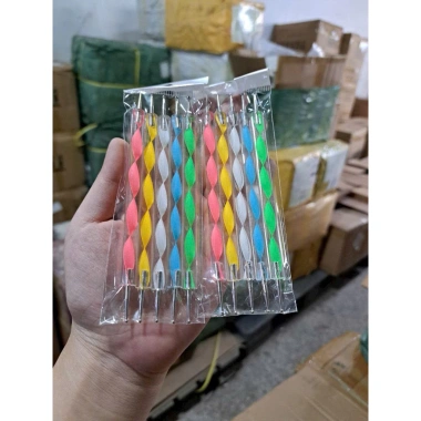 Set vẽ chấm bi 5 cây - Giá ưu đãi 40.000đ, chất lượng cao, màu sắc tươi sáng cho sáng tạo