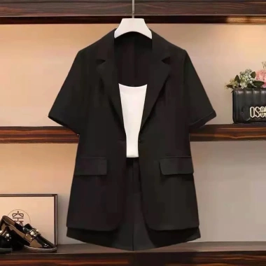 Set vest Blazer 3in1 cho người béo mập 50-125kg - Giá 590k, vải thoáng mát, thời trang 5
