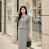 Sét Vets Công Sở Nữ Áo Vest Cổ Sen + Chân Váy Dài Thanh Lịch Giá 379.000 VND 4