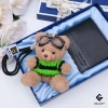 Set ví da nam khắc tên, gấu bông quà tặng bạn trai, túi xách dễ thương - 320k 2