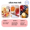 Set VIP 30 gói trà detox Robimart - Kèm hộp, bình thủy tinh 300ml, mật ong - 175k 4