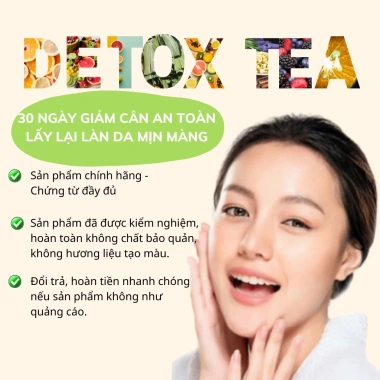 Set VIP 30 gói trà detox Robimart - Kèm hộp, bình thủy tinh 300ml, mật ong - 175k 6