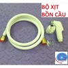 Set vòi xịt vệ sinh giá rẻ, tiết kiệm nước, dễ lắp - bộ xịt bồn cầu, toilet chỉ 69k