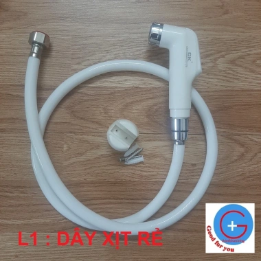 Set vòi xịt vệ sinh giá rẻ, tiết kiệm nước, dễ lắp - bộ xịt bồn cầu, toilet chỉ 69k 5