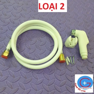 Set vòi xịt vệ sinh giá rẻ, tiết kiệm nước, dễ lắp - bộ xịt bồn cầu, toilet chỉ 69k 7