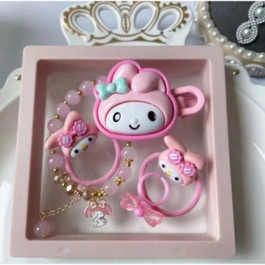 Set vòng tay, nhẫn, kẹp tóc & dây cột tóc cho bé - Giá 38.000₫, ưu đãi hot 2