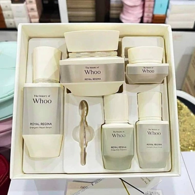 Set Whoo Royal Regina Energetic 5pcs - Dưỡng phục hồi da, tái sinh sức sống, giảm giá 769.000₫