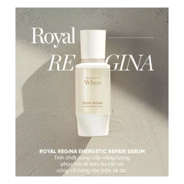 Set Whoo Royal Regina Energetic 5pcs - Dưỡng phục hồi da, tái sinh sức sống, giảm giá 769.000₫ 10 Set Whoo Royal Regina Energetic 5pcs - Dưỡng phục hồi da, tái sinh sức sống, giảm giá 769.000₫ 10