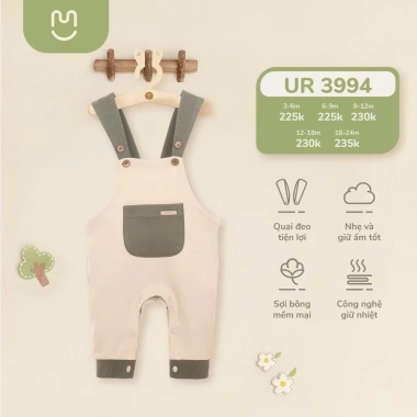 Set Yếm và Áo Nỉ Trơn Siêu Xinh 5-12kg Cho Bé - Yếm Rời, Giá Ưu Đãi 230k