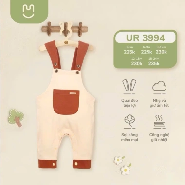 Set Yếm và Áo Nỉ Trơn Siêu Xinh 5-12kg Cho Bé - Yếm Rời, Giá Ưu Đãi 230k