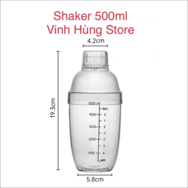 Shaker vạch đen 350-1.000ml, dung tích đa dạng, ưu đãi 37.000 VND chất lượng tốt