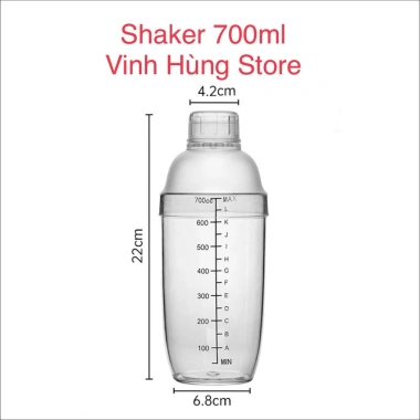 Shaker vạch đen 350-1.000ml, dung tích đa dạng, ưu đãi 37.000 VND chất lượng tốt