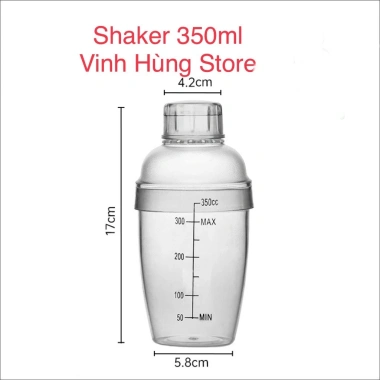 Shaker vạch đen 350-1.000ml, dung tích đa dạng, ưu đãi 37.000 VND chất lượng tốt