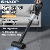 Sharp máy hút bụi cầm tay 3 trong 1 không dây, lực hút 10.000Pa, làm sạch giường nệm ô tô - 495k