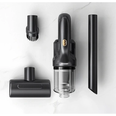Sharp máy hút bụi cầm tay 3 trong 1 không dây, lực hút 10.000Pa, làm sạch giường nệm ô tô - 495k 9