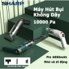 Sharp Máy hút bụi cầm tay không dây 120W Mini 10.000Pa Pin 4.000mAh kèm nhiều đầu - Giá ưu đãi 525.000₫