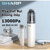 Sharp Máy hút bụi cầm tay mini không dây 13.000Pa siêu mạnh 2 trong 1 cho ô tô và nhà cửa Giá 525.000 VND