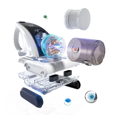 Sharp Máy Hút Bụi Cầm Tay Mini Không Dây UV Diệt Khuẩn, Mite, Bộ Lọc Mịn – Hút Sạch Chăn Ga, Giá Ưu Đãi 695.000₫ 8