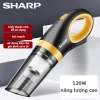 Sharp Máy hút bụi ô tô cầm tay 4 trong 1, 120W 9.000Pa, thiết kế nhỏ gọn không dây