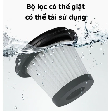 Sharp Máy hút bụi ô tô cầm tay 4 trong 1, 120W 9.000Pa, thiết kế nhỏ gọn không dây 4 Sharp Máy hút bụi ô tô cầm tay 4 trong 1, 120W 9.000Pa, thiết kế nhỏ gọn không dây 4