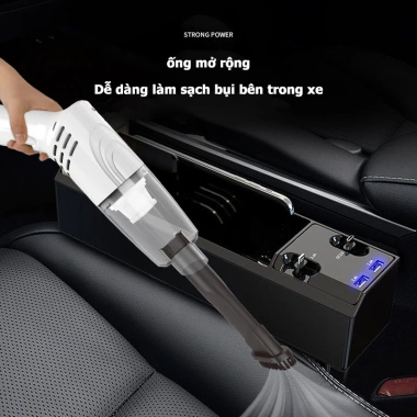 Sharp Máy hút bụi xe ô tô cầm tay không dây đa năng, lực hút siêu mạnh Giá 545.000₫
