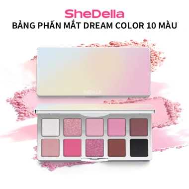 Shedella Bảng Phấn Mắt 10 Màu Nhũ & Matte 10g Chính Hãng - Mịn Màng, Dễ Tán, Lâu Trôi, Giá Ưu Đãi 325.173₫