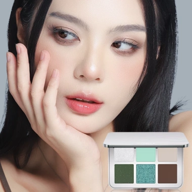 SHEDELLA Phấn Tạo Khối 6 Màu Dạng Lì - Lâu Trôi, Sáng Da, Che Khuyết Điểm, Ánh Sáng Đa Chiều 6g