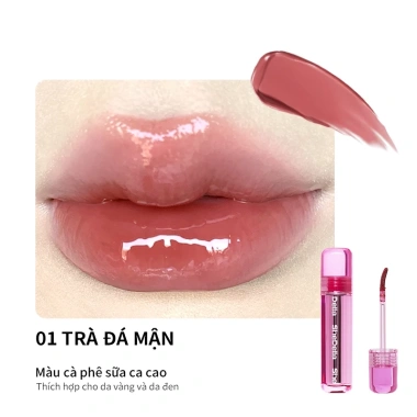 Shedella Son Bóng Nước Tùy Chỉnh Dưỡng Ẩm 2.4g - Màu Tươi, Độ ẩm Cao, Giá Ưu Đãi