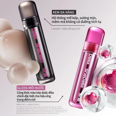 SheDella Son Dạng Kem Velvet Dewy 2.025 - Màu Lì Mịn, Tăng Độ Sáng, 2.4g, 93mm, Hạn 3 Năm, Giá 348.820₫