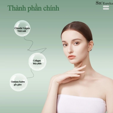 SHEEureka Chlorella Cleanser - Kiểm soát dầu, làm sạch sâu, tẩy tế bào chết, nhẹ nhàng da - 65.000₫