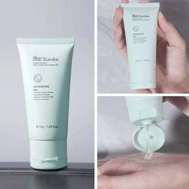 SHEEureka Chlorella Cleanser - Kiểm soát dầu, làm sạch sâu, tẩy tế bào chết, nhẹ nhàng da - 65.000₫