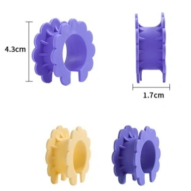 SHIKICK 5 móc chống gió silicone - Móc treo dây phơi trượt, chặn, giá 48.290 VND