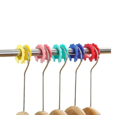 SHIKICK 5 móc chống gió silicone - Móc treo dây phơi trượt, chặn, giá 48.290 VND