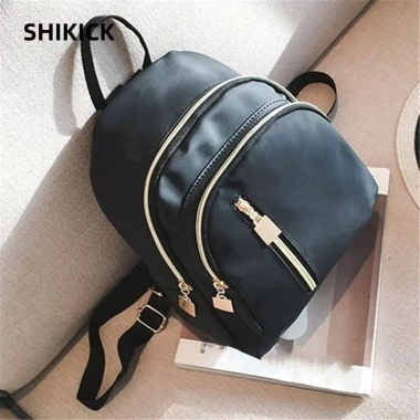 Shikick Mini Ba lô du lịch & Ví nữ màu đen - Siêu nhẹ, đa năng, chỉ 74.304₫ giảm